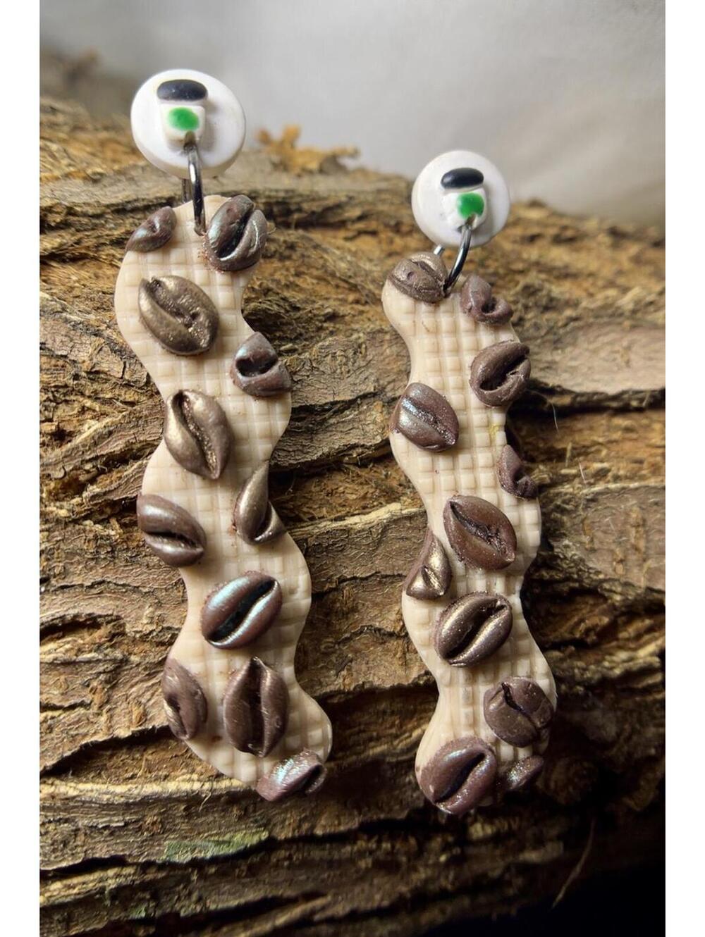 The Fika Coffee Lovers Dangle Earrings